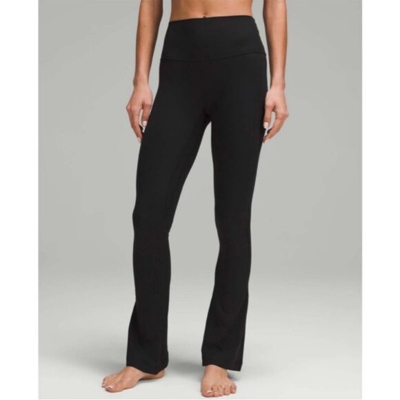 Lululemon Align High-Rise Ribbed Mini-Flared Pant *Regular Black - Picture 1 of 10